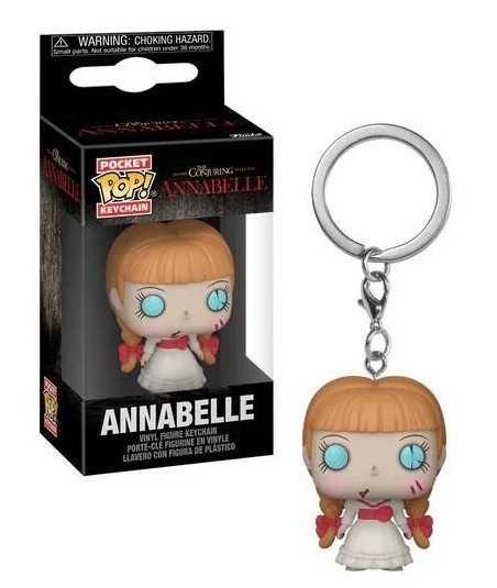 Llavero Pocket Funko Pop Annabelle - The Conjuring Universe - El Terror en tu Bolsillo