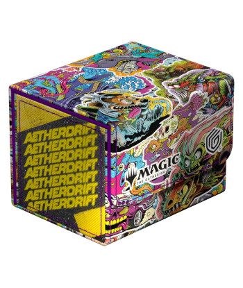 Caja para mazo Sidewinder 100+ Xenoskin Magic: The Gathering "Aetherdrift" - Revved-Up Racers