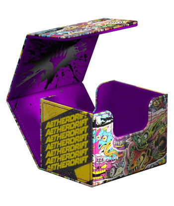 Caja para mazo Sidewinder 100+ Xenoskin Magic: The Gathering "Aetherdrift" - Revved-Up Racers