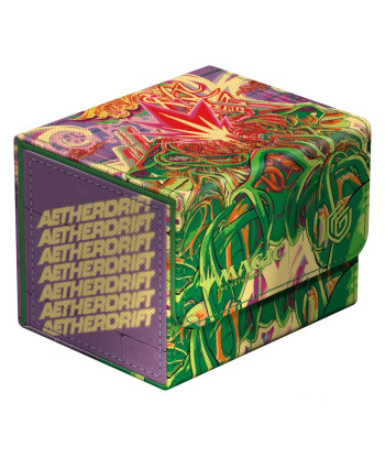 Caja para mazo Sidewinder 100+ Xenoskin Magic: The Gathering "Aetherdrift" - Pyrewood Gearhulk