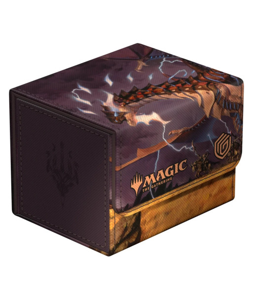 Caja para mazo Sidewinder 100+ Xenoskin Magic: The Gathering "Tarkir: Dragonstorm" Ghostfire - Neriv, Heart of the Storm