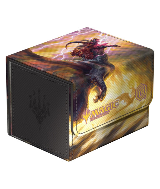 Caja para mazo Sidewinder 100+ Xenoskin Magic: The Gathering "Tarkir: Dragonstorm" Ghostfire - Stormscale Scion