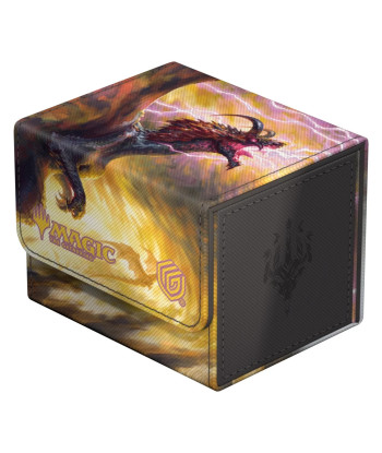 Caja para mazo Sidewinder 100+ Xenoskin Magic: The Gathering "Tarkir: Dragonstorm" Ghostfire - Stormscale Scion