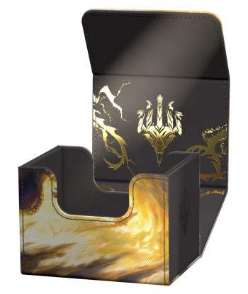 Caja para mazo Sidewinder 100+ Xenoskin Magic: The Gathering "Tarkir: Dragonstorm" Ghostfire - Stormscale Scion