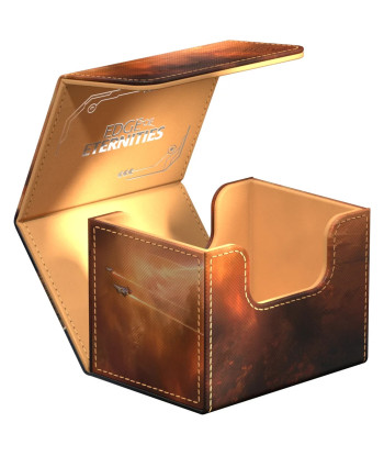 Caja para mazo Sidewinder 100+ Xenoskin Magic: The Gathering "Edge of Eternities" - Adagia, Windswept Bastion