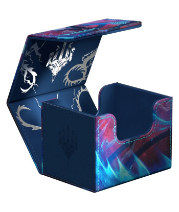 Caja para mazo Sidewinder 100+ Xenoskin Magic: The Gathering "Tarkir: Dragonstorm" Ghostfire - Ugin, Eye of the Storms