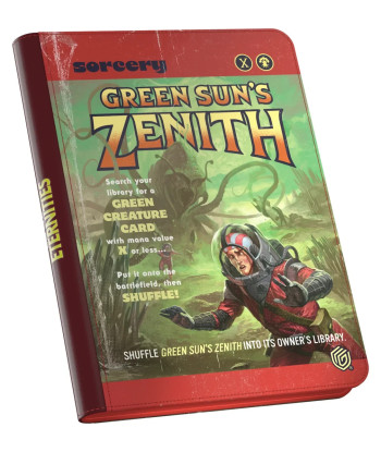 CARPETA Zipfolio 360 Xenoskin Magic: The Gathering "Edge of Eternities" - Green Sun’s Zenith