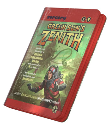 CARPETA Zipfolio 360 Xenoskin Magic: The Gathering "Edge of Eternities" - Green Sun’s Zenith