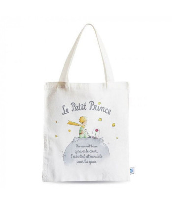 Bolsa de tela El Principito y la rosa