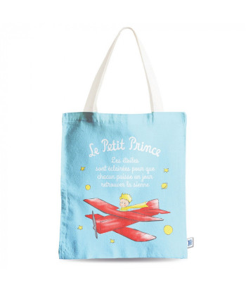 Bolsa de tela El Principito en avión