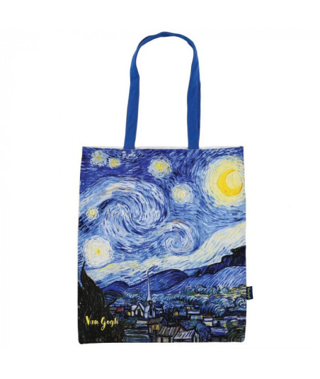 Bolsa de tela en algodón Vincent Van Gogh, Noche Estrellada (44x38cm)
