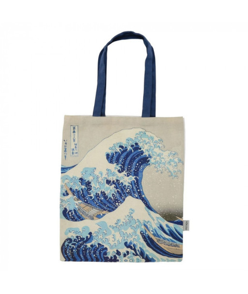 Bolsa de tela Hokusai, La gran ola de Kanagawa (44x38cm)