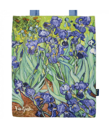 Bolsa de tela en algodón Vincent Van Gogh, Lirios (44x38cm)