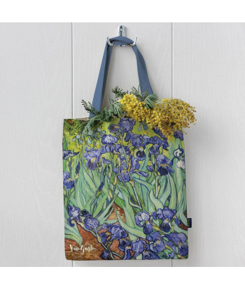 Bolsa de tela en algodón Vincent Van Gogh, Lirios (44x38cm)
