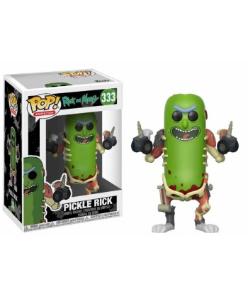 Figura Funko Pop Pickle Rick 333 - Rick y Morty - ¡Soy Pickle Rick!