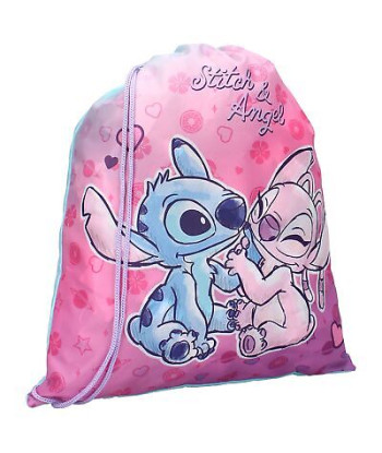 Stitch Y Angel Bolsa Gimnasio Bag 44x36cm
