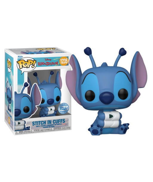 Figura Funko Pop Stitch con Esposas 1235 - Disney Lilo y Stitch - Edición Especial Galáctica