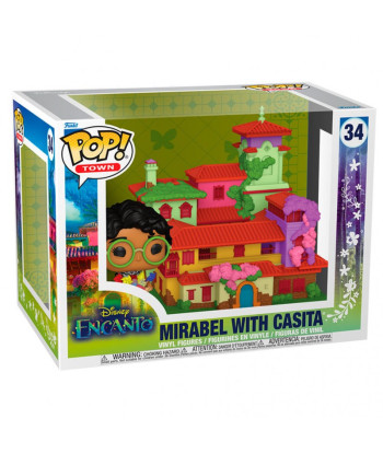 Figura Funko Pop Mirabel con Casita 34 - Disney Encanto - El Hogar más Mágico de los Madrigal