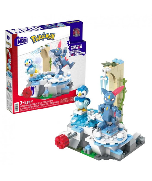 POKEMON KIT CONSTRUCCION MEGA PIPLUP AND SNEASEL'S SNOW DAY