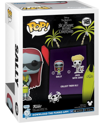 Figura Funko Pop Sally 1469 - Disney Pesadilla antes de Navidad - Estilo de Película y Gafas de Sol