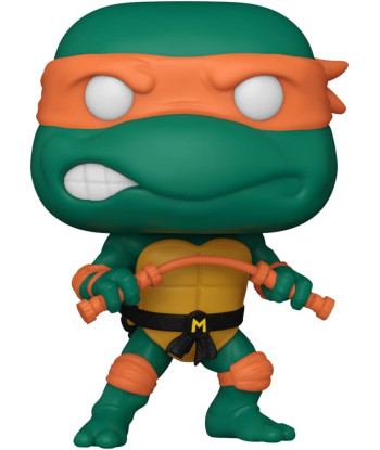 Figura Funko Pop Michelangelo 1557 - Nickelodeon Teenage Mutant Ninja Turtles - El Maestro de los Nunchakus y la Acción Naranja