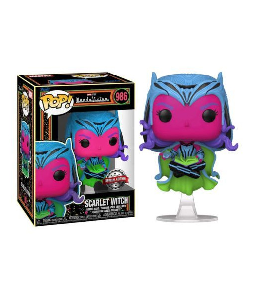 FUNKO POP! SCARLET WITCH (986) (BLACK LIGHT) - WANDAVISION