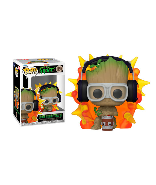 Funko POP! GROOT WITH DETONATOR (1195) - I AM GROOT