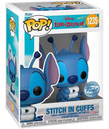 Figura Funko Pop Stitch con Esposas 1235 - Disney Lilo y Stitch - Edición Especial Galáctica