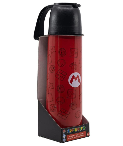 BOTELLA TERMO ACERO INOX. 495 ML SUPER MARIO YOUNG ADULT