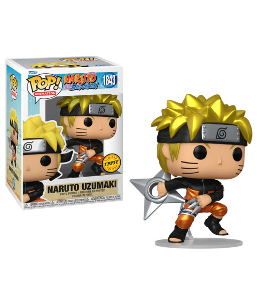 Figura Funko Pop Naruto Uzumaki (Metallic Chase) 1843 - Naruto Shippuden - Edición Limitada