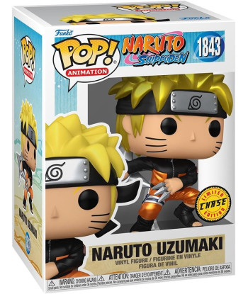 Figura Funko Pop Naruto Uzumaki (Metallic Chase) 1843 - Naruto Shippuden - Edición Limitada